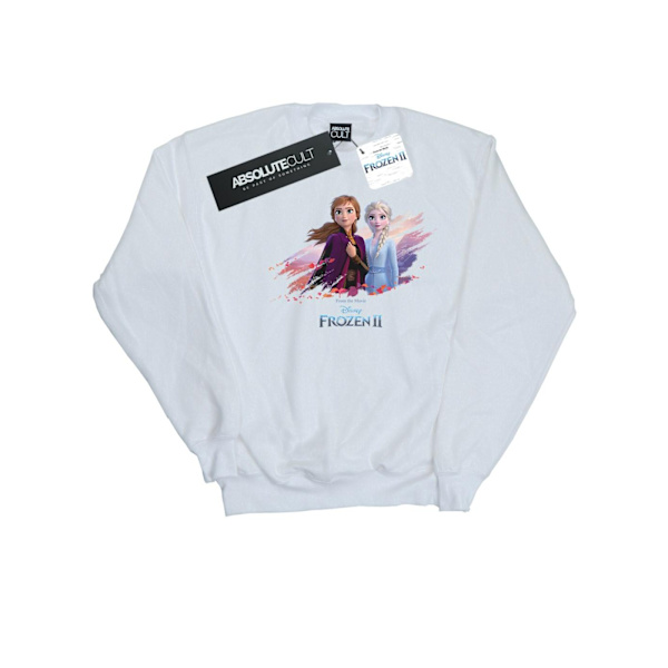 Disney Herr Frozen 2 Elsa Och Anna Nature Is Beautiful Sweatshirt White M