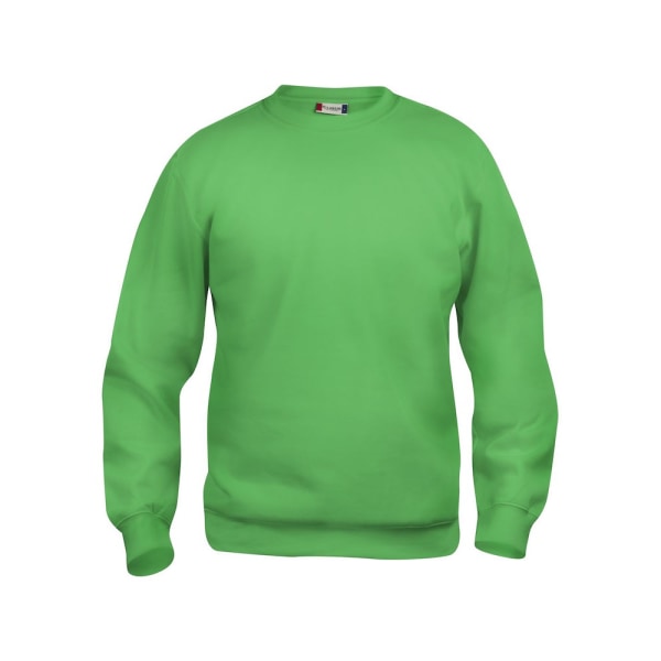 Clique Unisex Vuxen Basic Rund Hals Sweatshirt S Äpple Grön Apple Green S