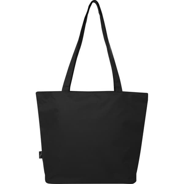 Panama Recycled Zipped 20L Tote Bag One Size Solid Black Solid Black One Size