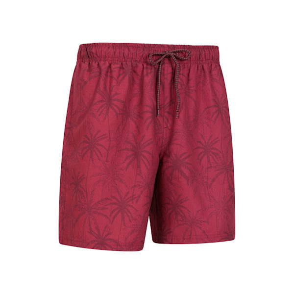 Mountain Warehouse Herr Palm Leaf Badbyxor XXS Burgundy Burgundy XXS