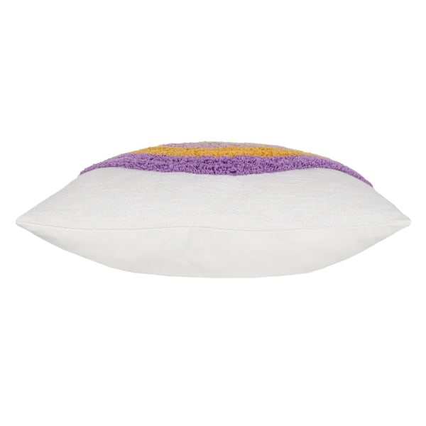 Heya Home Tofs Regnbåge Kuddfodral 45cm x 45cm Vit/Multifärg White/Multicoloured 45cm x 45cm