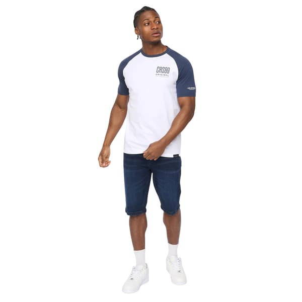 Crosshatch Herr Bretsby T-shirt S Marinblå Navy S