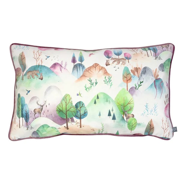 Prestigious Textiles Barn/Barn Woodland Walk Kuddfodral för Barn Candyfloss Pink/White One Size