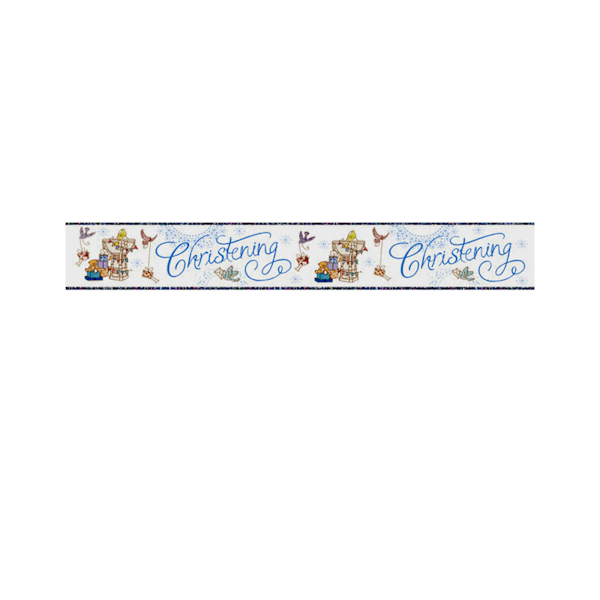 Simon Elvin Foliebanner En Storlek Pojke Dop Boy Christening One Size