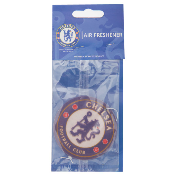 Chelsea FC Official Football Crest Car Air Freshener One Size B Blue/White One Size
