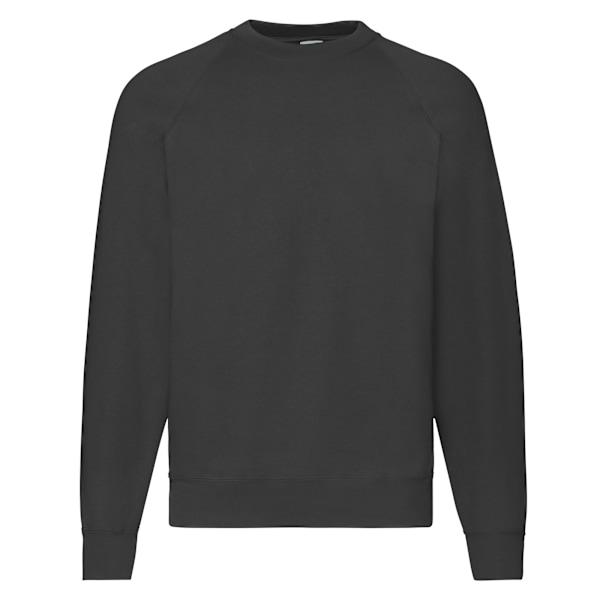 Fruit Of The Loom Herrarnas Klassiska Raglansweatshirt S Svart Black S