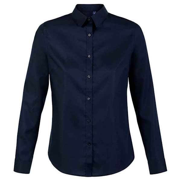NEOBLU Dam/Kvinnor Blaise Långärmad formell skjorta 8 UK - 10 Night Blue 8 UK - 10 UK