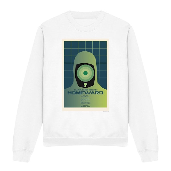 Star Trek Unisex Vuxen The Next Generation Säsong 7 Avsnitt 13 White L