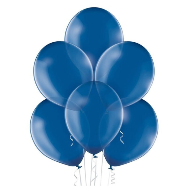 Belbal metallisk ballong (förpackning med 100) One Size Blå Blue One Size