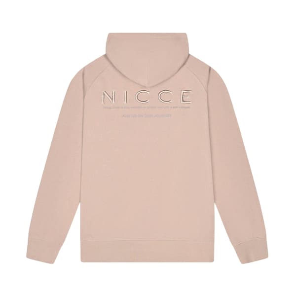 Nicce Herr Broderad Hoodie XL Askgrå Ash Grey XL