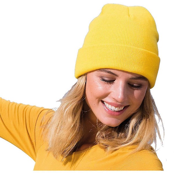 Regatta Professional Standout Axton Mössa med Uppvik för Vuxna/Unisex Bright Yellow One Size