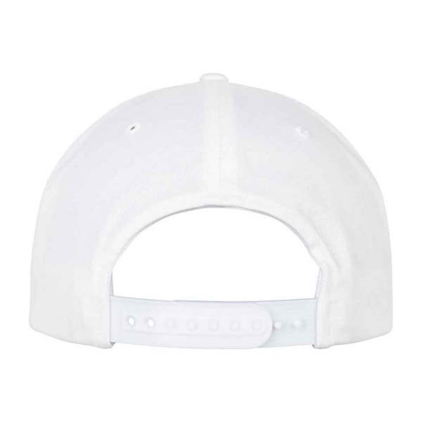 Flexfit ekologisk bomull Snapback Baseball Cap One Size Vit White One Size