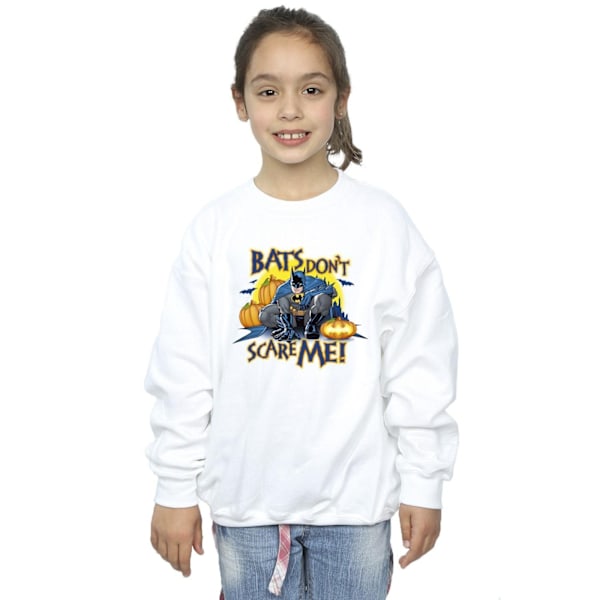 DC Comics Girls Batman Bats Don´t Scare Me Sweatshirt 5-6 år White 5-6 Years