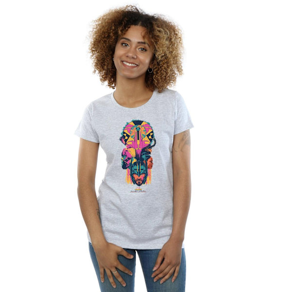 Marvel Womens/Ladies Thor Ragnarok Character Totem Bomull T-shirt Sports Grey L