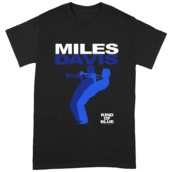 Miles Davis Unisex Adult Kind Of Blue T-Shirt S Svart/Blå/Vit Black/Blue/White S