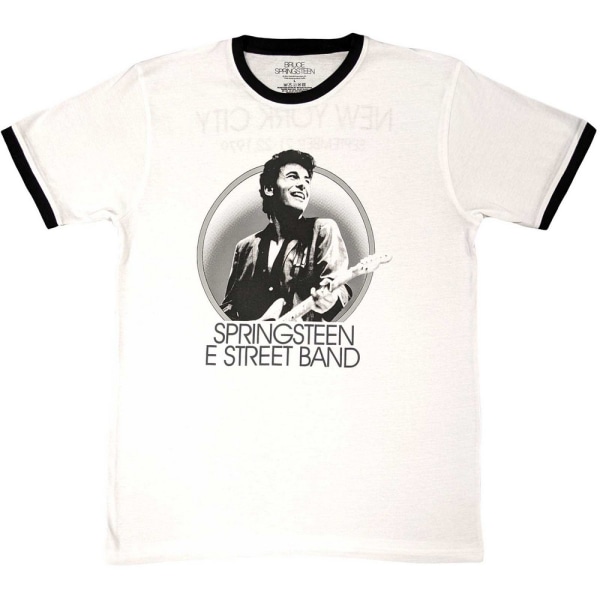 Bruce Springsteen Unisex Vuxen New York T-shirt L Vit White L