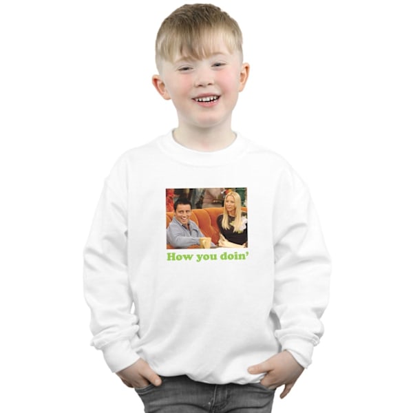 Friends Boys How You Doin Sweatshirt 7-8 År Vit White 7-8 Years