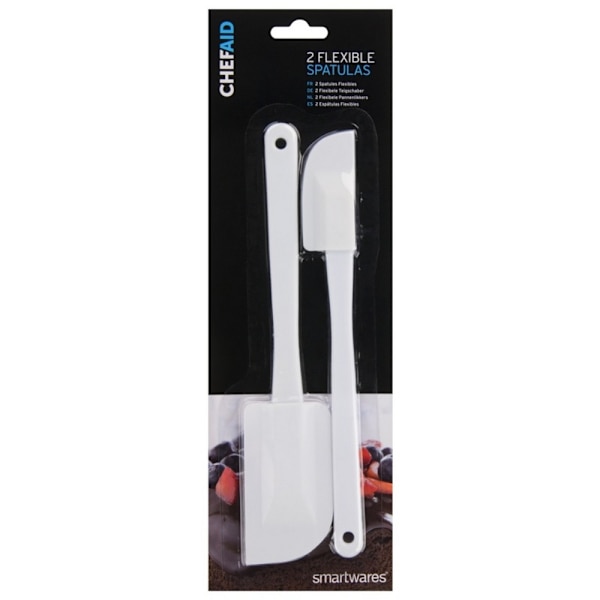 Chef Aid Flexibla Spatlar (2-pack) En Storlek Vit White One Size