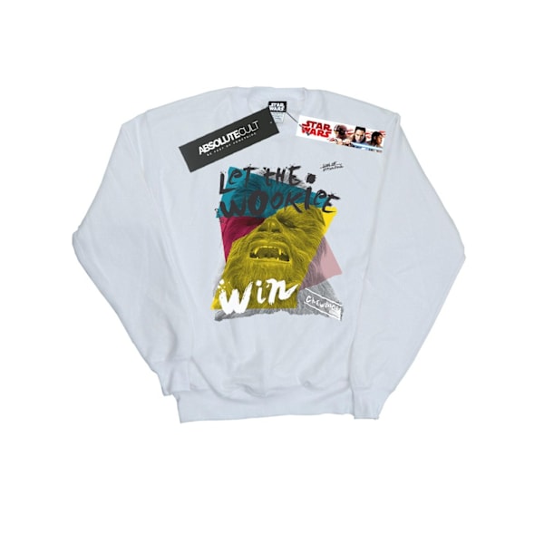 Star Wars Boys Let The Wookiee Win Sweatshirt 5-6 år Vit White 5-6 Years