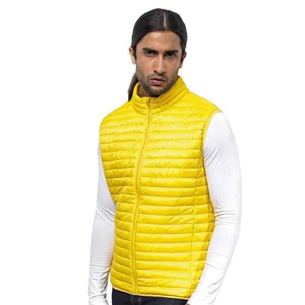 2786 Mens Tribe Fineline Vadderad Gilet/Bodywarmer M Bright Yello Bright Yellow M