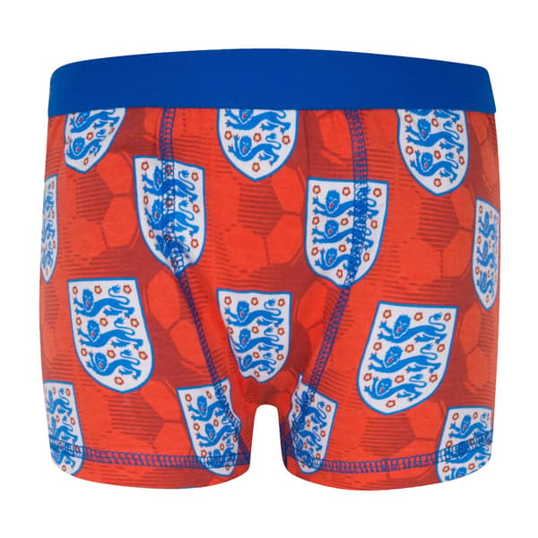 England FA Pojkboxershorts (3-pack) 3-4 år Marinblå/Röd/Vit Navy/Red/White 3-4 Years