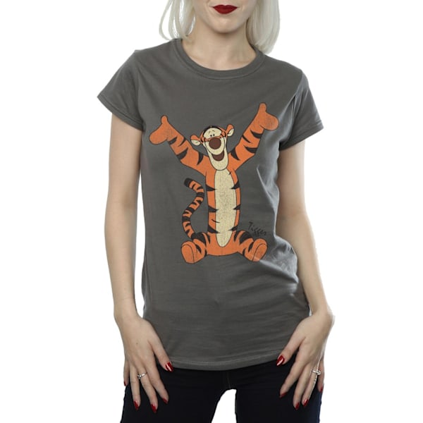 Winnie the Pooh Dam/Damer Classic Tigger Heather T-shirt L Charcoal L