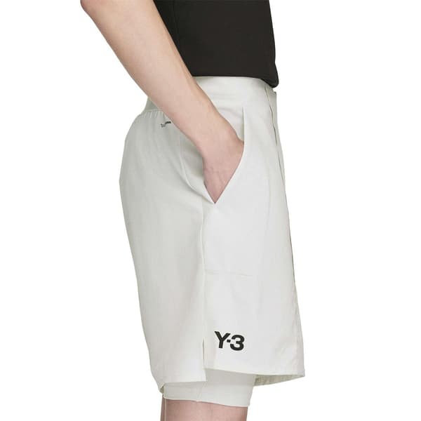 Y-3 Herr Logo Tennisshorts S Grå Grey S
