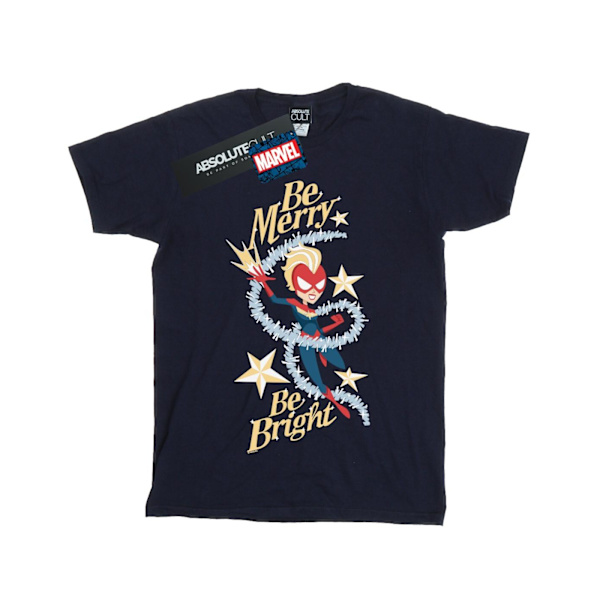Marvel Be Merry Be Bright T-shirt XXL Marinblå Navy Blue XXL