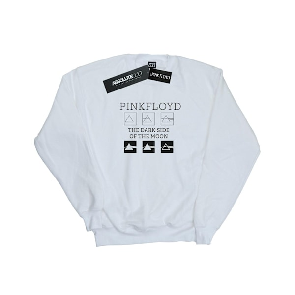 Pink Floyd Mens Pyramid Trio Sweatshirt L Vit White L