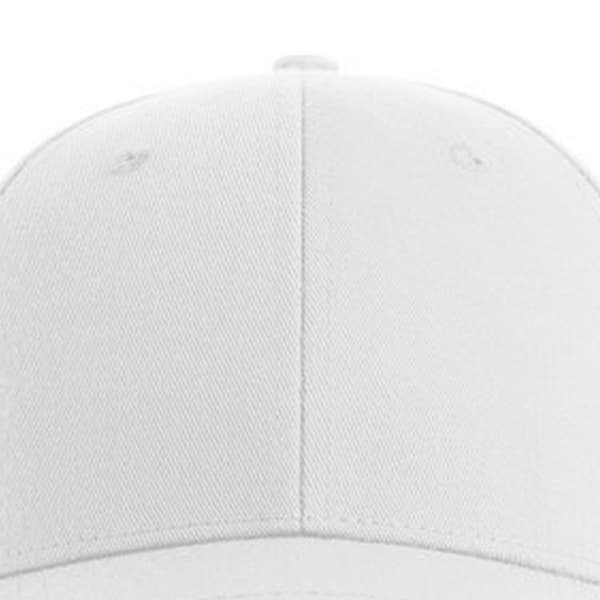 Atlantis Unisex Vuxen Joshua 6 Panel Keps One Size Vit White One Size