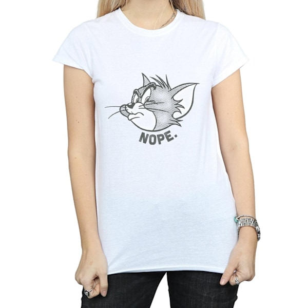 Tom And Jerry Dam/Damer Nope Face Bomull T-shirt XXL Vit White XXL