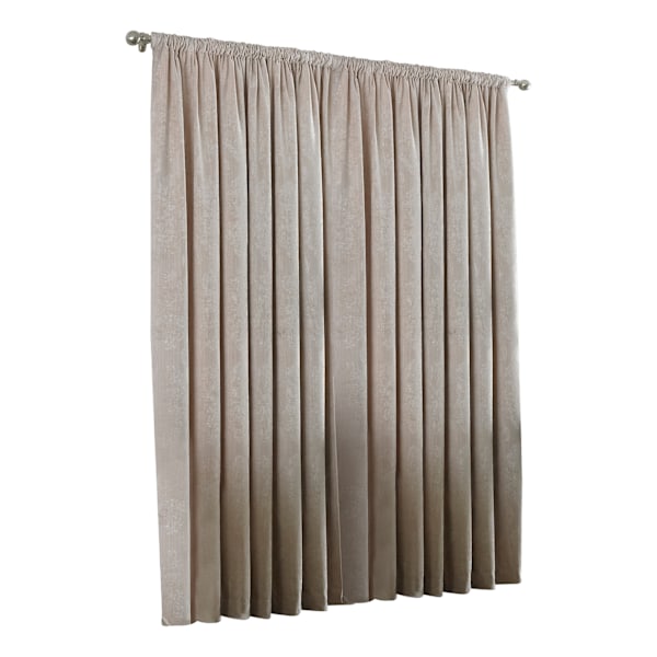 Riva Home Winchester Pencil Pleat Gardiner 90x90 (229x229cm) Na Natural 90x90 (229x229cm)