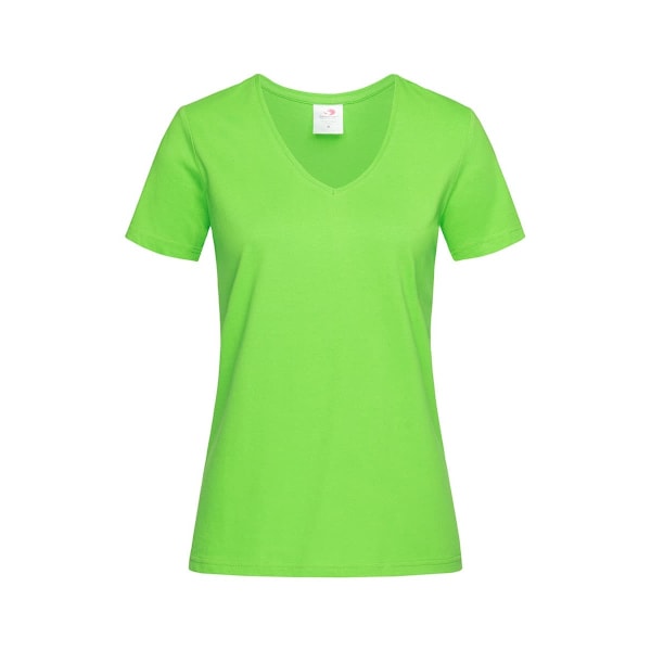 Stedman Dam/Dam Classic V-ringad T-shirt M Kiwi Grön Kiwi Green M