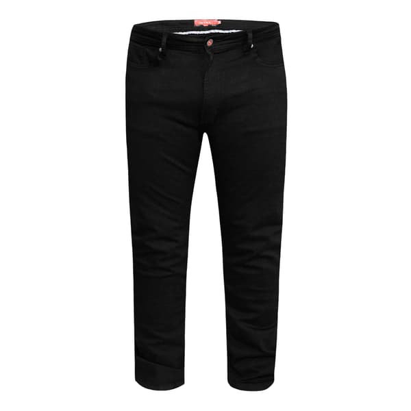 Duke Herr D555 Claude Stretch Tapered Stretch Kingsize Jeans 64 Black 64S