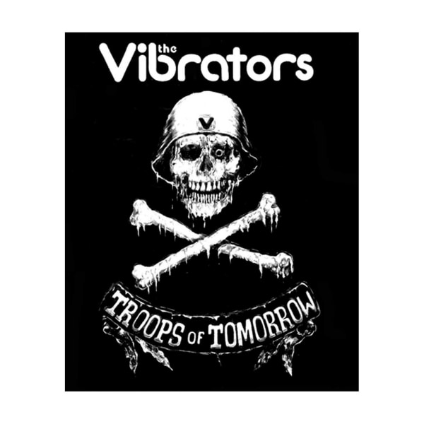 The Vibrators Troops of Tomorrow vävd patch One Size Svart/Vit Black/White One Size