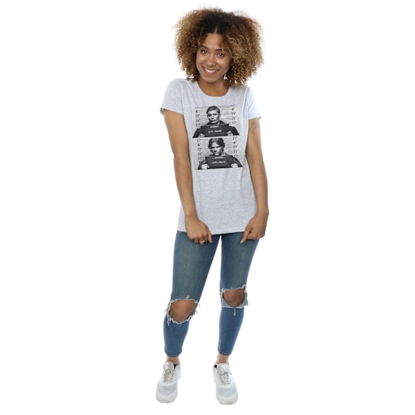 Supernatural Dam/Kvinnor Winchester Mugshot T-Shirt XL Sport Sports Grey XL