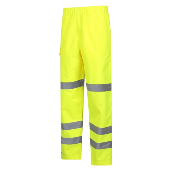 Mountain Warehouse Unisex Vattentät Hög Synlighet Arbetsbyxa Yellow XS