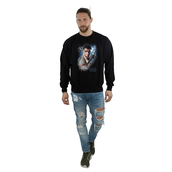 Star Wars The Last Jedi Finn Borstad Sweatshirt XXL Svart Black XXL