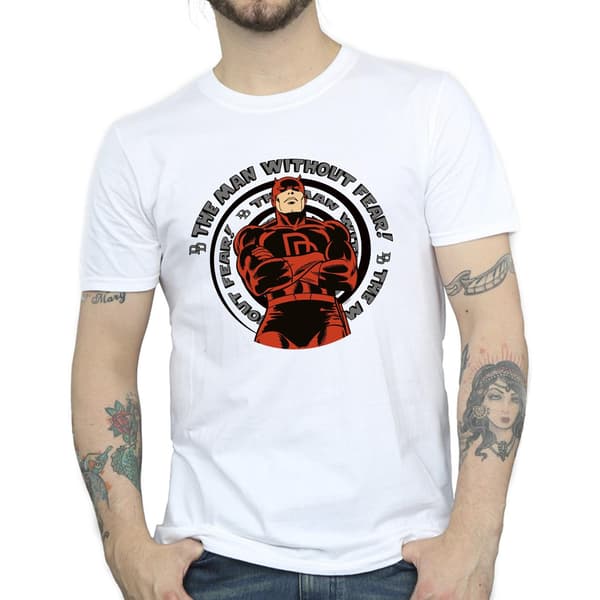 Marvel Herr Comics Daredevil Spiral T-Shirt M Svart Black M