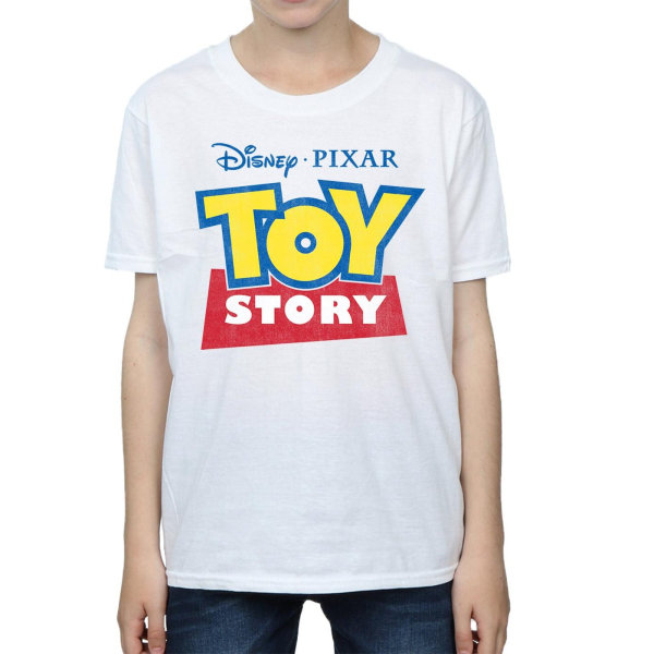 Toy Story Boys Logotyp bomull T-shirt 12-13 år Vit White 12-13 Years
