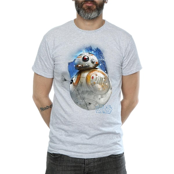 Star Wars: The Last Jedi Herr BB-8 Borstad Bomull T-shirt XL Sp Sports Grey XL