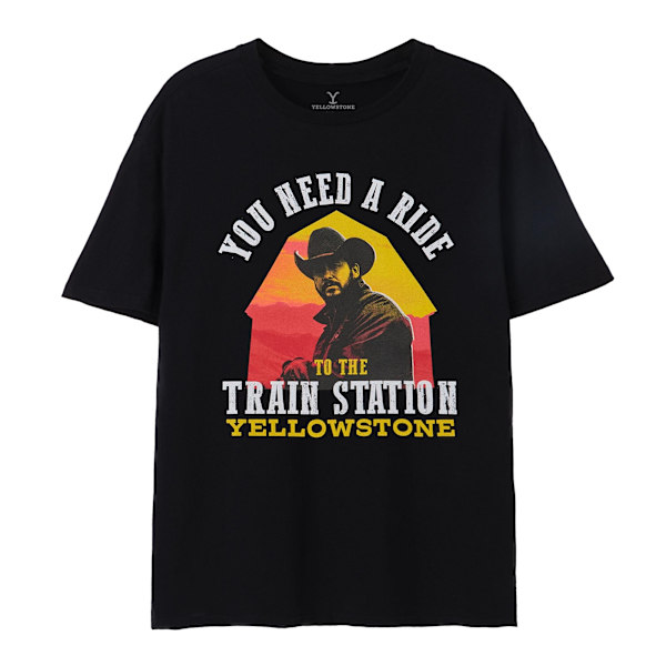 Yellowstone Mens Need A Ride T-Shirt XXL Svart Black XXL