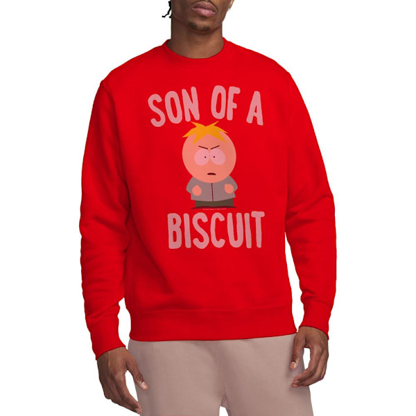 South Park Unisex Vuxen Butters Biscuit Sweatshirt L Röd Red L