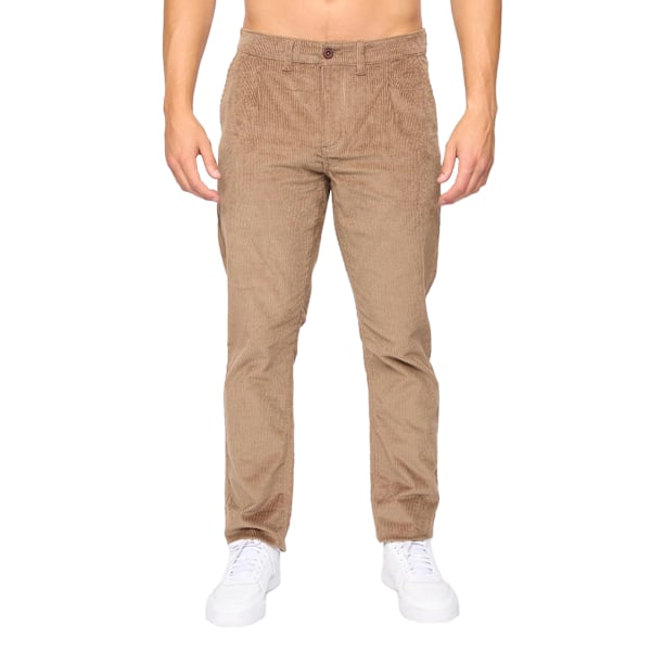Crosshatch Herr Cordout Lösa Byxor 36S Kex Biscuit 36S
