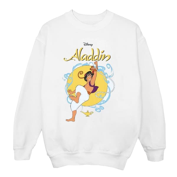 Disney Aladdin Rep Swing Sweatshirt 4XL Vit White 4XL