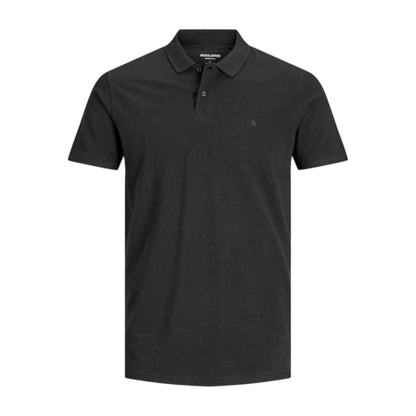 Jack And Jones Herr Basic Kortärmad Pikétröja (3-pack) Navy Blazer/Black/White S