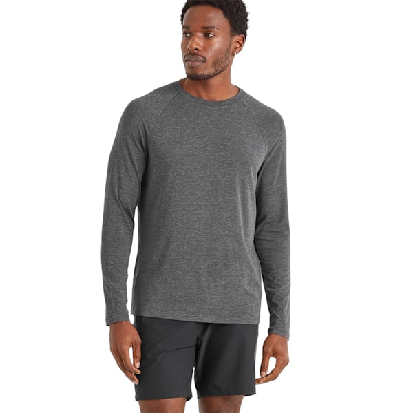 TOG24 Clamber långärmad topp M mörkgrå melerad Dark Grey Marl M