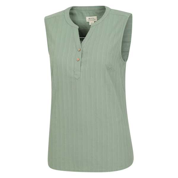 Mountain Warehouse Dam/Dam Petra Ärmlös Skjorta 8 UK Kh Khaki Green 8 UK