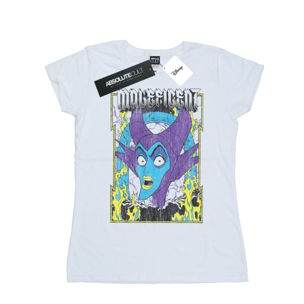 Disney Dam/Dam Maleficent Poster T-shirt bomull L Vit White L