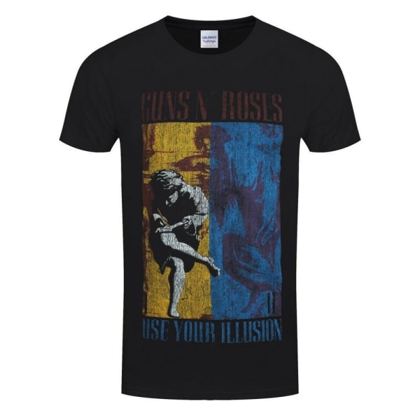 Guns N Roses Unisex Adult Use Your Illusion T-Shirt XL Svart Black XL